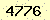 請輸入此驗證碼 : 4776