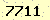 請輸入此驗證碼 : 7711
