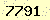 請輸入此驗證碼 : 7791