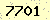 請輸入此驗證碼 : 7701