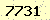 請輸入此驗證碼 : 7731