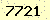 請輸入此驗證碼 : 7721