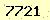 請輸入此驗證碼 : 7721