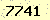 請輸入此驗證碼 : 7741