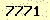 請輸入此驗證碼 : 7771