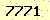 請輸入此驗證碼 : 7771