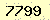 請輸入此驗證碼 : 7799