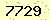 請輸入此驗證碼 : 7729