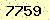 請輸入此驗證碼 : 7759
