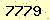 請輸入此驗證碼 : 7779