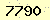 請輸入此驗證碼 : 7790