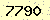請輸入此驗證碼 : 7790