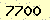 請輸入此驗證碼 : 7700