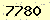 請輸入此驗證碼 : 7780