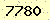 請輸入此驗證碼 : 7780