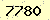 請輸入此驗證碼 : 7780