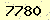 請輸入此驗證碼 : 7780