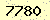 請輸入此驗證碼 : 7780