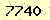 請輸入此驗證碼 : 7740