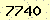 請輸入此驗證碼 : 7740