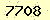 請輸入此驗證碼 : 7708