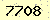 請輸入此驗證碼 : 7708