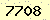 請輸入此驗證碼 : 7708