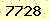 請輸入此驗證碼 : 7728
