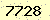 請輸入此驗證碼 : 7728