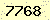 請輸入此驗證碼 : 7768