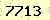 請輸入此驗證碼 : 7713