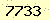 請輸入此驗證碼 : 7733