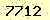 請輸入此驗證碼 : 7712