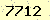 請輸入此驗證碼 : 7712