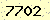 請輸入此驗證碼 : 7702