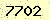 請輸入此驗證碼 : 7702