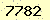 請輸入此驗證碼 : 7782