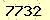 請輸入此驗證碼 : 7732