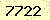 請輸入此驗證碼 : 7722