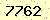 請輸入此驗證碼 : 7762