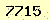 請輸入此驗證碼 : 7715