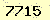請輸入此驗證碼 : 7715