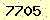 請輸入此驗證碼 : 7705