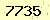 請輸入此驗證碼 : 7735