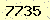 請輸入此驗證碼 : 7735