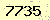 請輸入此驗證碼 : 7735