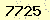 請輸入此驗證碼 : 7725