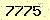 請輸入此驗證碼 : 7775