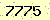 請輸入此驗證碼 : 7775