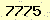 請輸入此驗證碼 : 7775